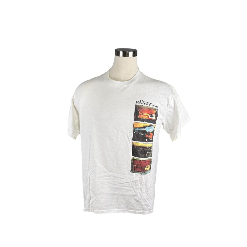 Peter Frampton 1994 World Tour T-Shirt White Single Stitch Vintage Concert Tee S